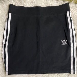 Adidas Black Skirt with White Accents